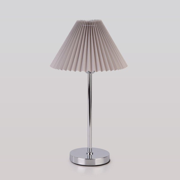 Настольная лампа Eurosvet Peony 01132/1 хром/серый — Дзинь ля-ля
