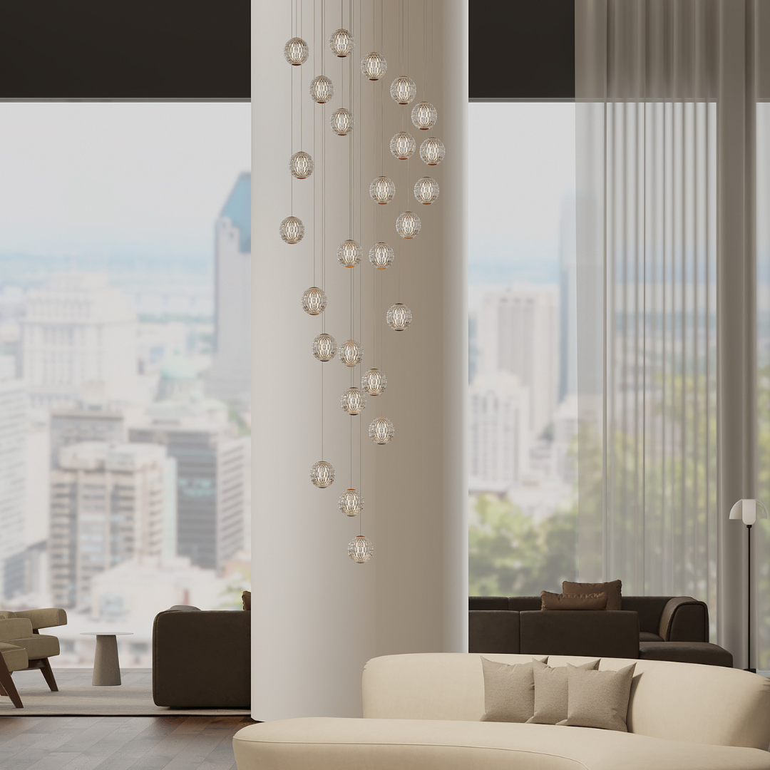 Каскадные люстры