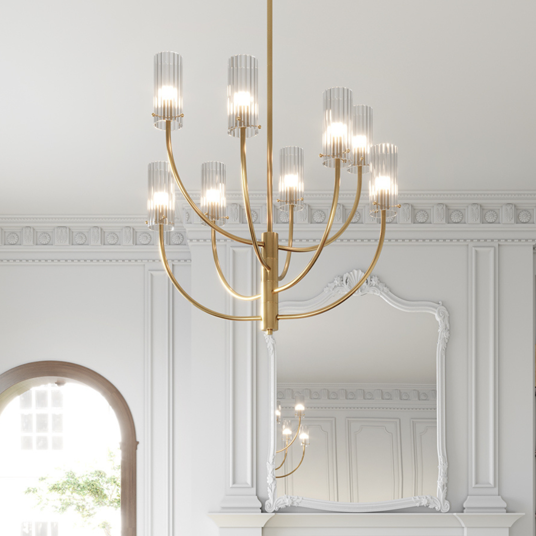 Люстры на штанге