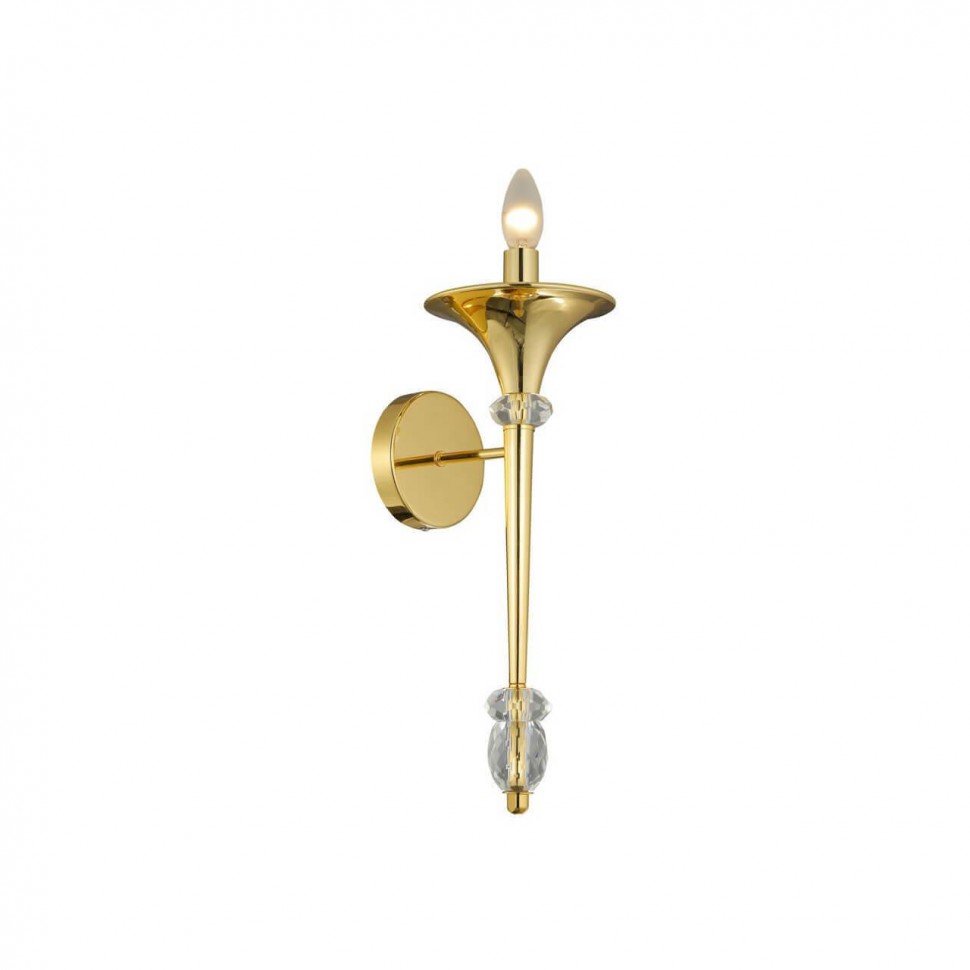 Бра Crystal Lux Miracle AP1 Gold фото 1 &mdash; Дзинь ля-ля