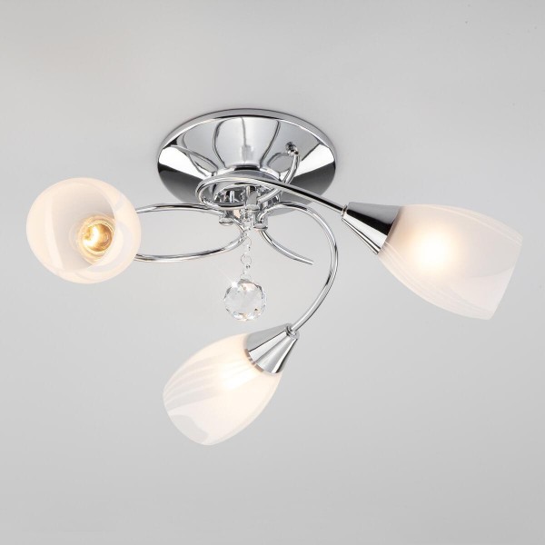 Подвесная люстра Eurosvet 30100/3 хром &mdash; Дзинь ля-ля