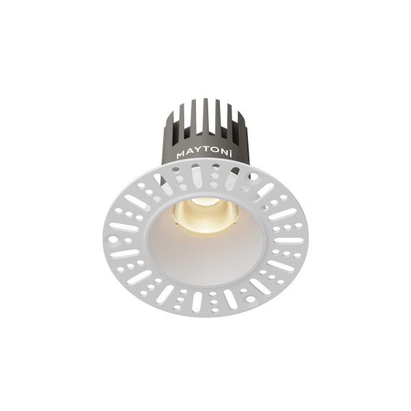 Встраиваемый светильник Maytoni Technical DL124-10W-3K-TRS-W &mdash; Дзинь ля-ля