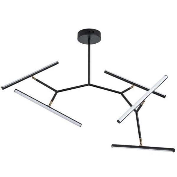 Подвесная светодиодная люстра Arte Lamp Zulu A2170PL-49BK &mdash; Дзинь ля-ля