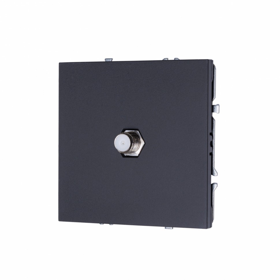 Розетка спутникового телевидения SAT MIKAMI черный soft touch фото 1 — Дзинь ля-ля