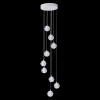 Подвесная люстра Crystal Lux Gaspar SP9 D300 White фото 4 &mdash; Дзинь ля-ля