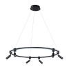 Подвесная светодиодная люстра Arte Lamp Ring A2186SP-1BK фото 1 — Дзинь ля-ля