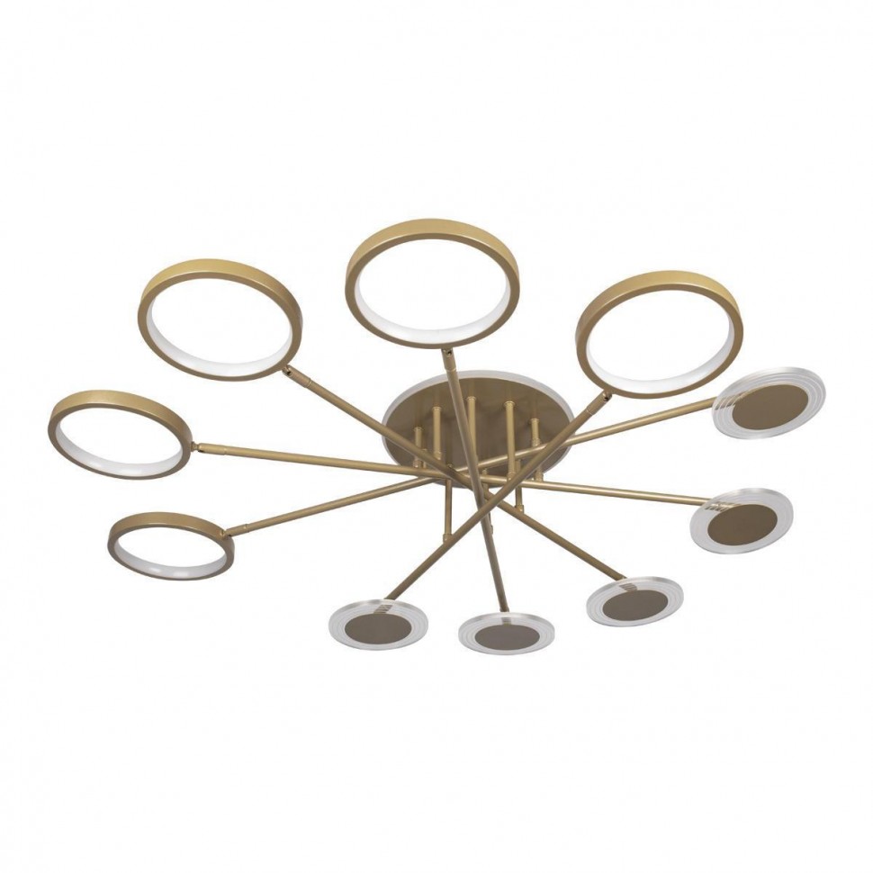 Потолочная светодиодная люстра Loft IT Megan 10164M Gold фото 1 — Дзинь ля-ля