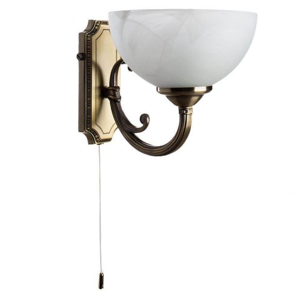 Бра Arte Lamp Windsor White A3777AP-1AB фото 1 &mdash; Дзинь ля-ля