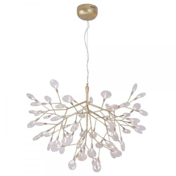 Подвесная люстра Crystal Lux Evita SP63 Gold/Transparent &mdash; Дзинь ля-ля