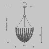 Подвесной светильник Maytoni MOD440PL-06BS фото 6 &mdash; Дзинь ля-ля
