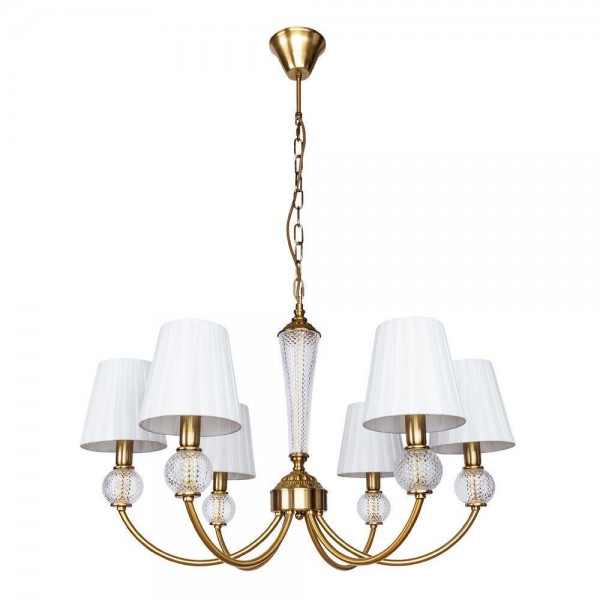 Подвесная люстра Arte Lamp Gracie A7301LM-6PB &mdash; Дзинь ля-ля