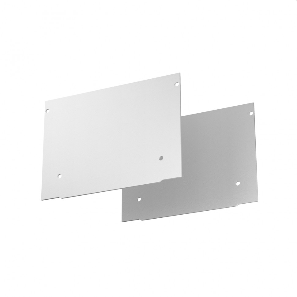 Заглушка декоративная белая - 2шт.+ 8 саморезов для профиля ALM-11681-PL-W-2M Maytoni ALM013EC-PL-W фото 1 — Дзинь ля-ля