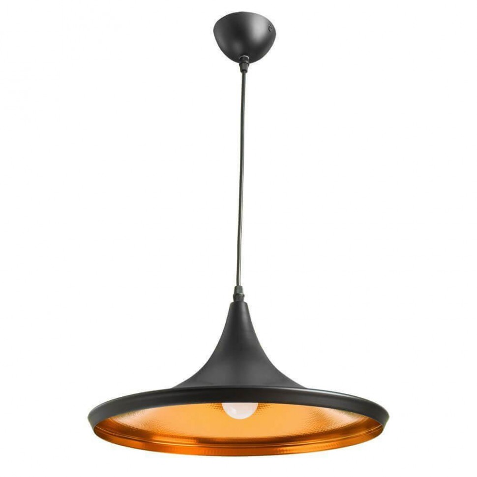 Подвесной светильник Arte Lamp Cappello A3406SP-1BK фото 1 &mdash; Дзинь ля-ля
