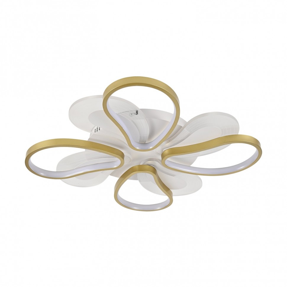 Потолочный светодиодный светильник 51209/4+4WT+GD ЭкономСвет фото 1 &mdash; Дзинь ля-ля