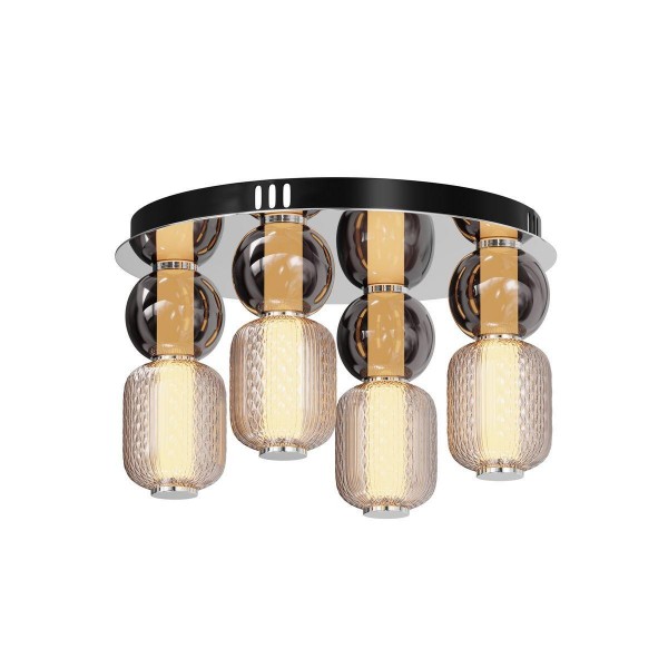 Потолочная светодиодная люстра Maytoni Drop MOD273CL-L60CH3K — Дзинь ля-ля