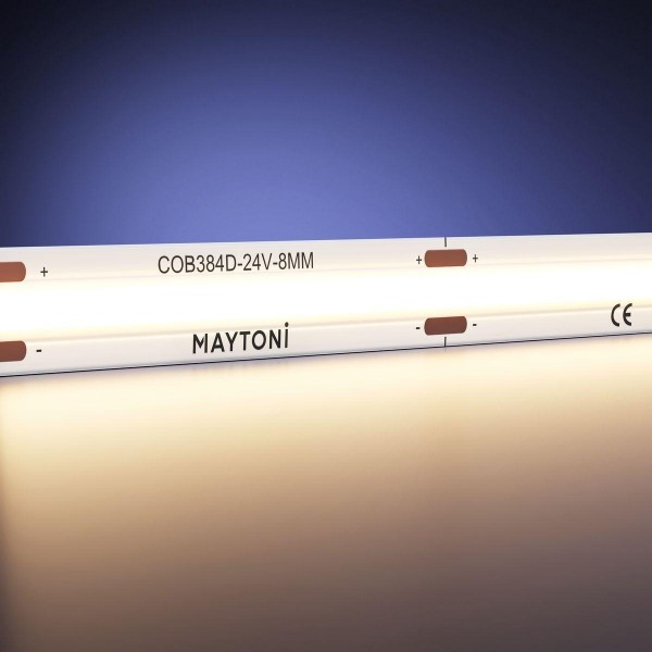 Светодиодная лента Maytoni 12W/m 384LED/m COB теплый белый 5M 201074 — Дзинь ля-ля