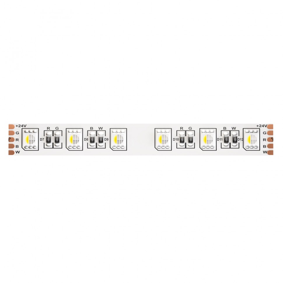 Светодиодная лента Maytoni Led strip 24В 5050 19,2Вт/м RGBW 3000K 5м IP20  10179 купить в Екатеринбурге, Челябинске. Доставка по России | Дзинь ля-ля  | Большой Световой, салон света и интернет-магазин