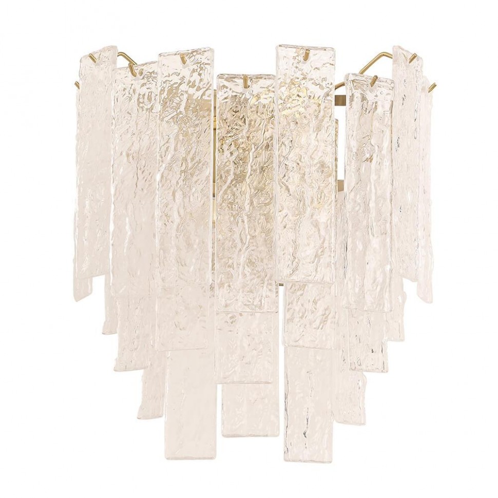 Настенный светильник Crystal Lux Ricardo AP3 Brass фото 1 &mdash; Дзинь ля-ля