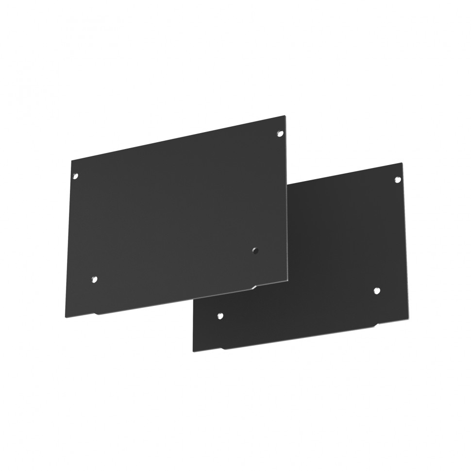 Заглушка декоративная черная - 2шт.+ 8 саморезов для профиля ALM-11681-PL-B-2M Maytoni ALM013EC-PL-B фото 1 &mdash; Дзинь ля-ля