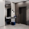 Рамка стеклянная VOLTUM S70 на 2 поста, (графит, стекло) фото 4 — Дзинь ля-ля