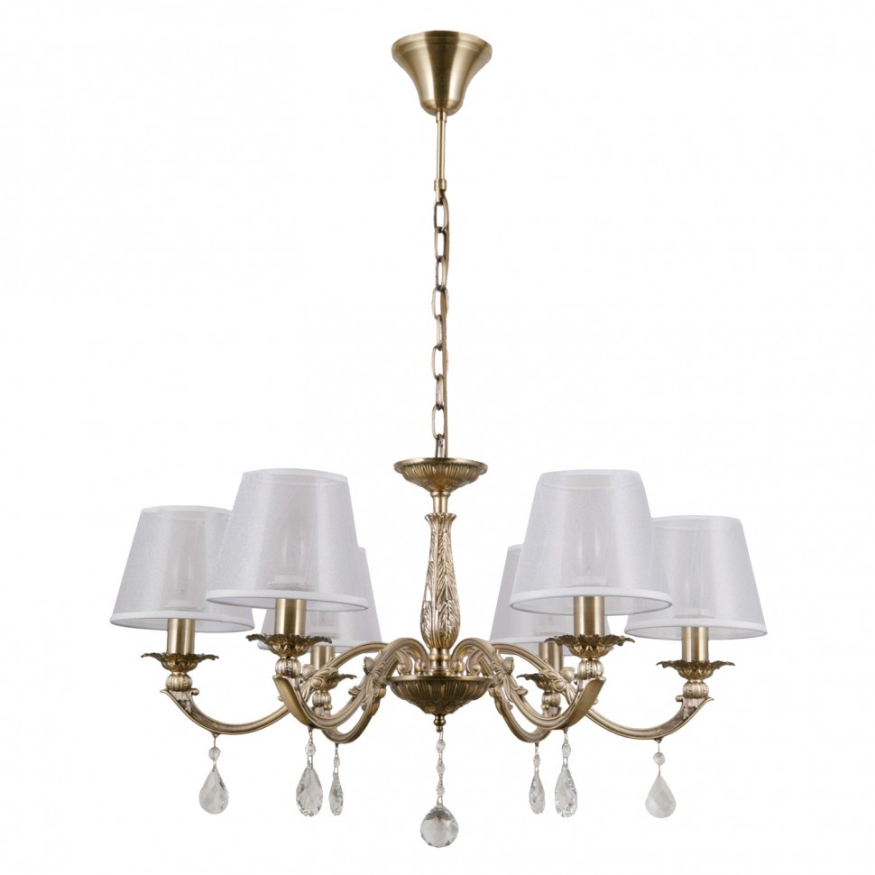 Люстра классическая с хрусталем G11046/6AB WT Gerhort фото 1 — Дзинь ля-ля