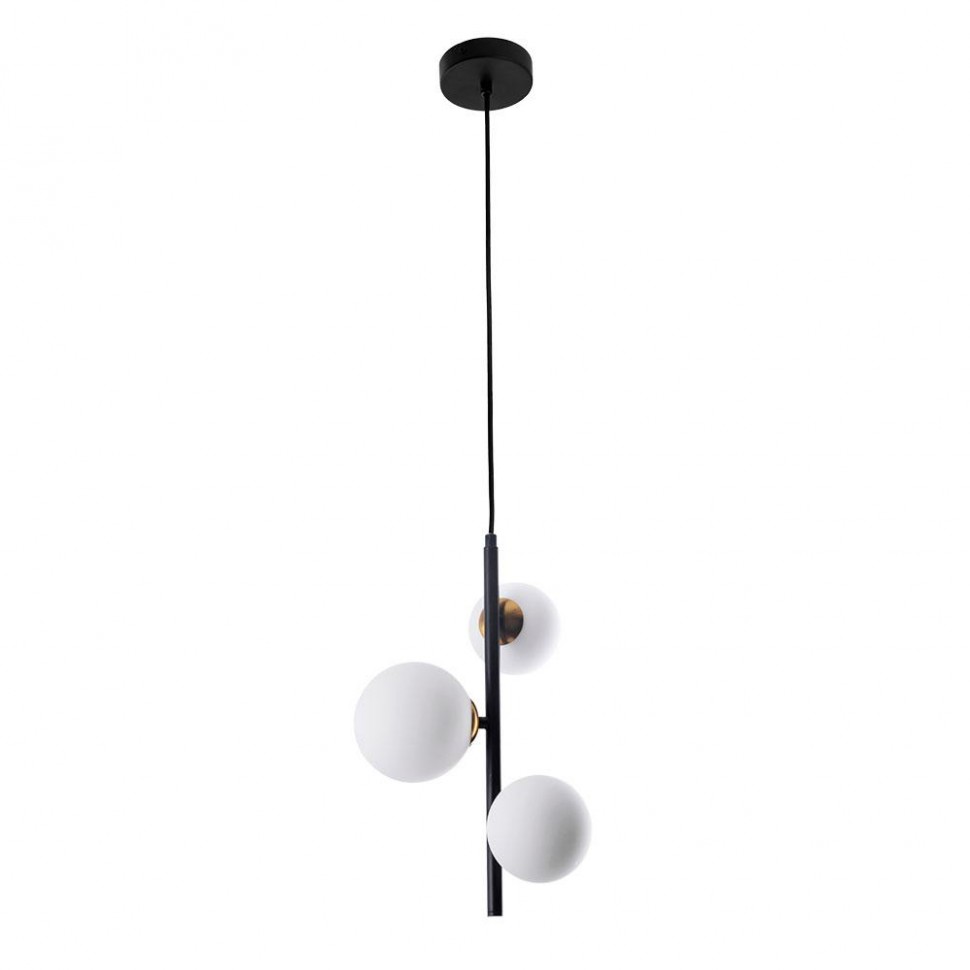 Подвесной светильник Arte Lamp GEMINI A2243SP-3BK фото 1 &mdash; Дзинь ля-ля