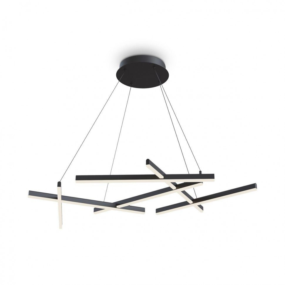 Подвесной светодиодный светильник Maytoni Line MOD016PL-L80BK фото 1 — Дзинь ля-ля