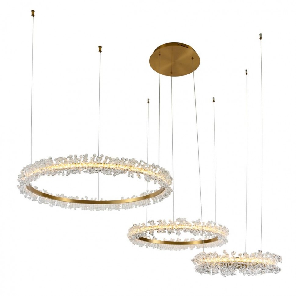 Подвесная светодиодная люстра Kink Light Лаура 08246,36PA(4000K) фото 1 — Дзинь ля-ля