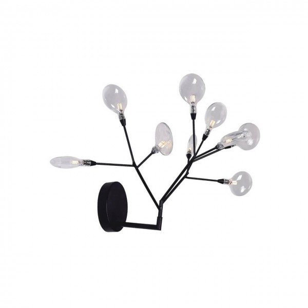 Бра Crystal Lux Evita AP9 BLack/Transparent &mdash; Дзинь ля-ля