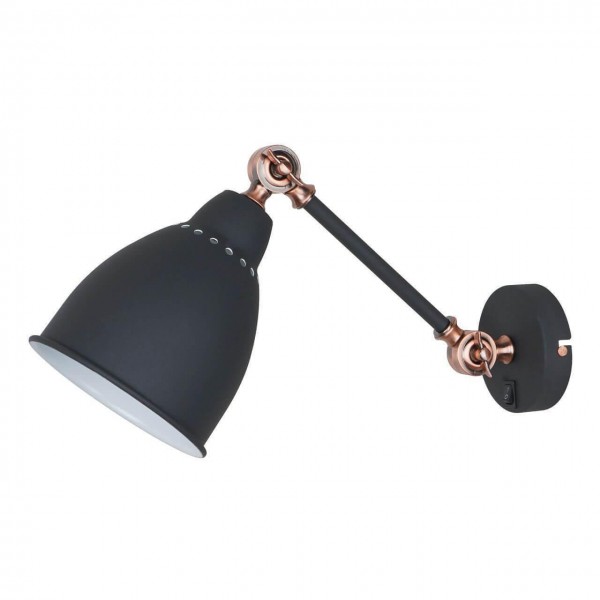 Спот Arte Lamp Braccio A2054AP-1BK — Дзинь ля-ля