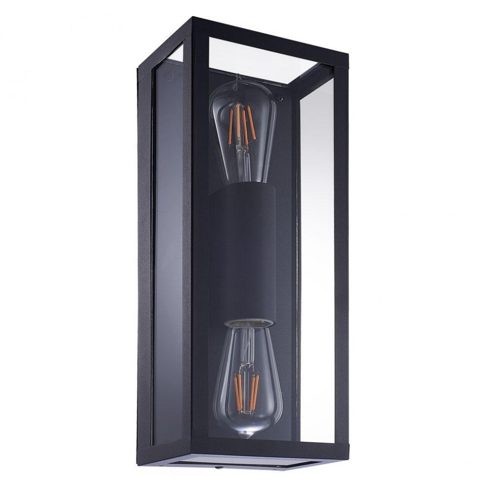 Уличный настенный светильник Arte Lamp Belfast A4569AL-2BK фото 1 — Дзинь ля-ля