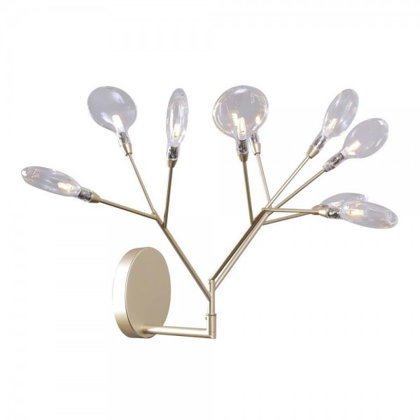 Бра Crystal Lux Evita AP9 Gold/Transparent &mdash; Дзинь ля-ля