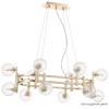 Подвесная люстра Crystal Lux Luxury SP12L Gold фото 1 &mdash; Дзинь ля-ля