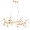 Подвесная люстра Crystal Lux Luxury SP12L Gold фото 3 &mdash; Дзинь ля-ля