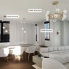 Подвесная люстра Crystal Lux Luxury SP12L Gold фото 4 &mdash; Дзинь ля-ля