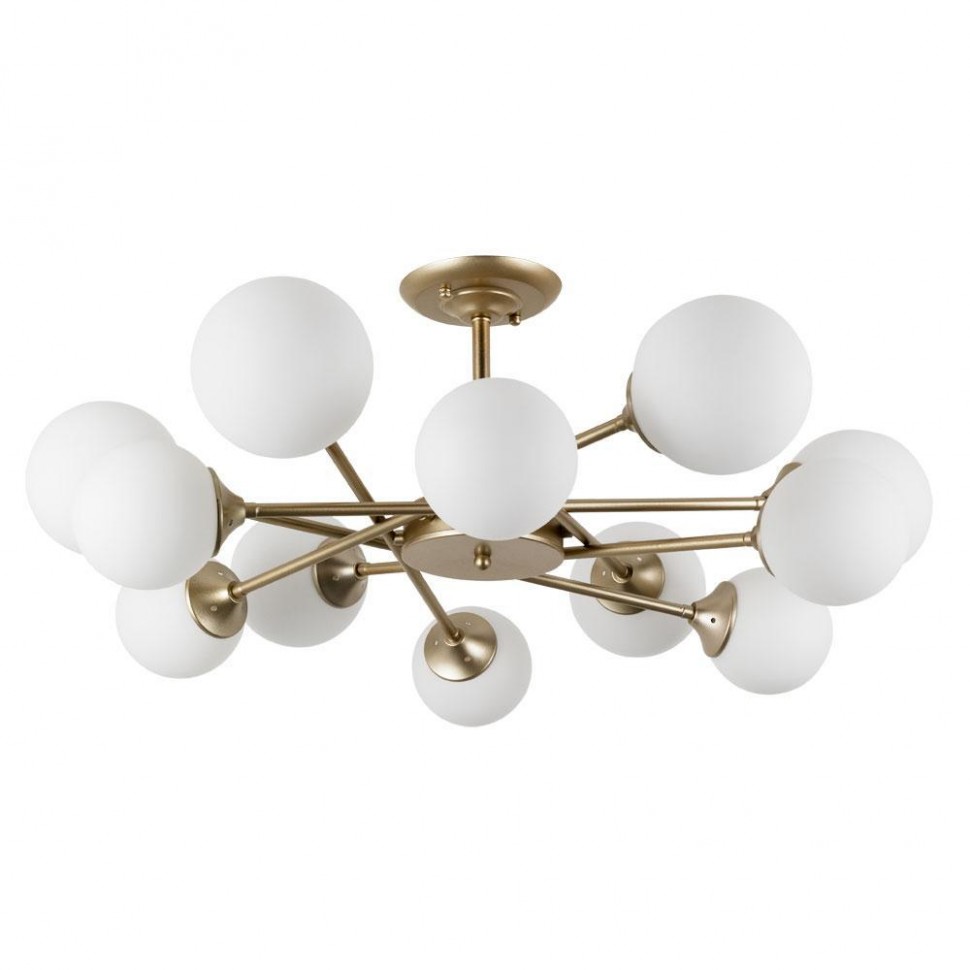 Потолочная люстра Arte Lamp Marco A2703PL-12SG фото 1 &mdash; Дзинь ля-ля