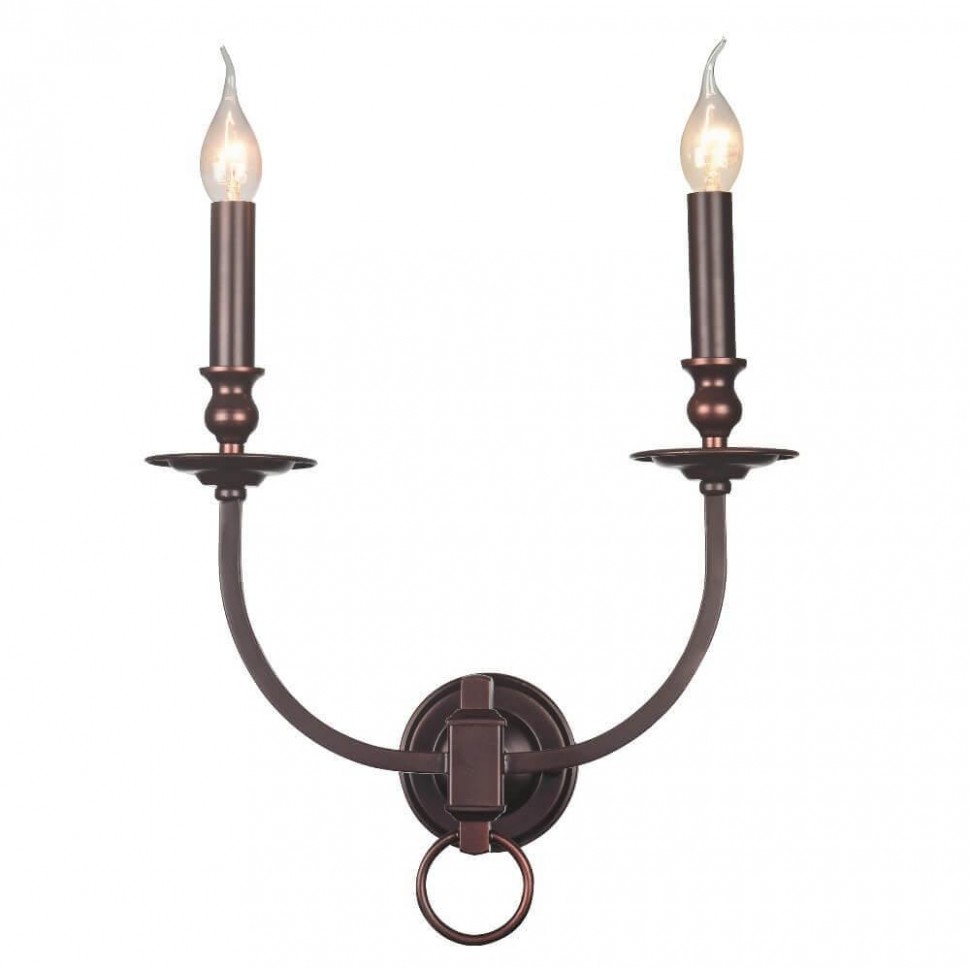 Бра Crystal Lux Suerte Brown AP2 фото 1 &mdash; Дзинь ля-ля