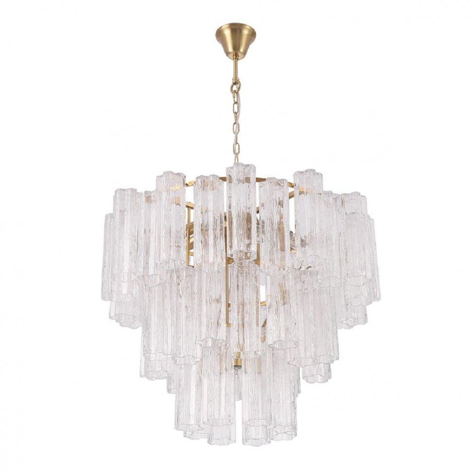 Каскадная люстра Crystal Lux Rose SP15 BRASS фото 1 &mdash; Дзинь ля-ля