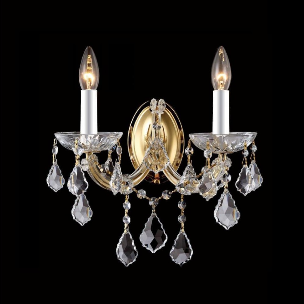Бра Crystal Lux Tesoro AP2 фото 1 &mdash; Дзинь ля-ля