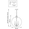 Подвесная люстра Lightstar Sferico 729134 фото 3 &mdash; Дзинь ля-ля