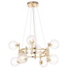 Подвесная люстра Crystal Lux Luxury SP8 Gold фото 3 &mdash; Дзинь ля-ля