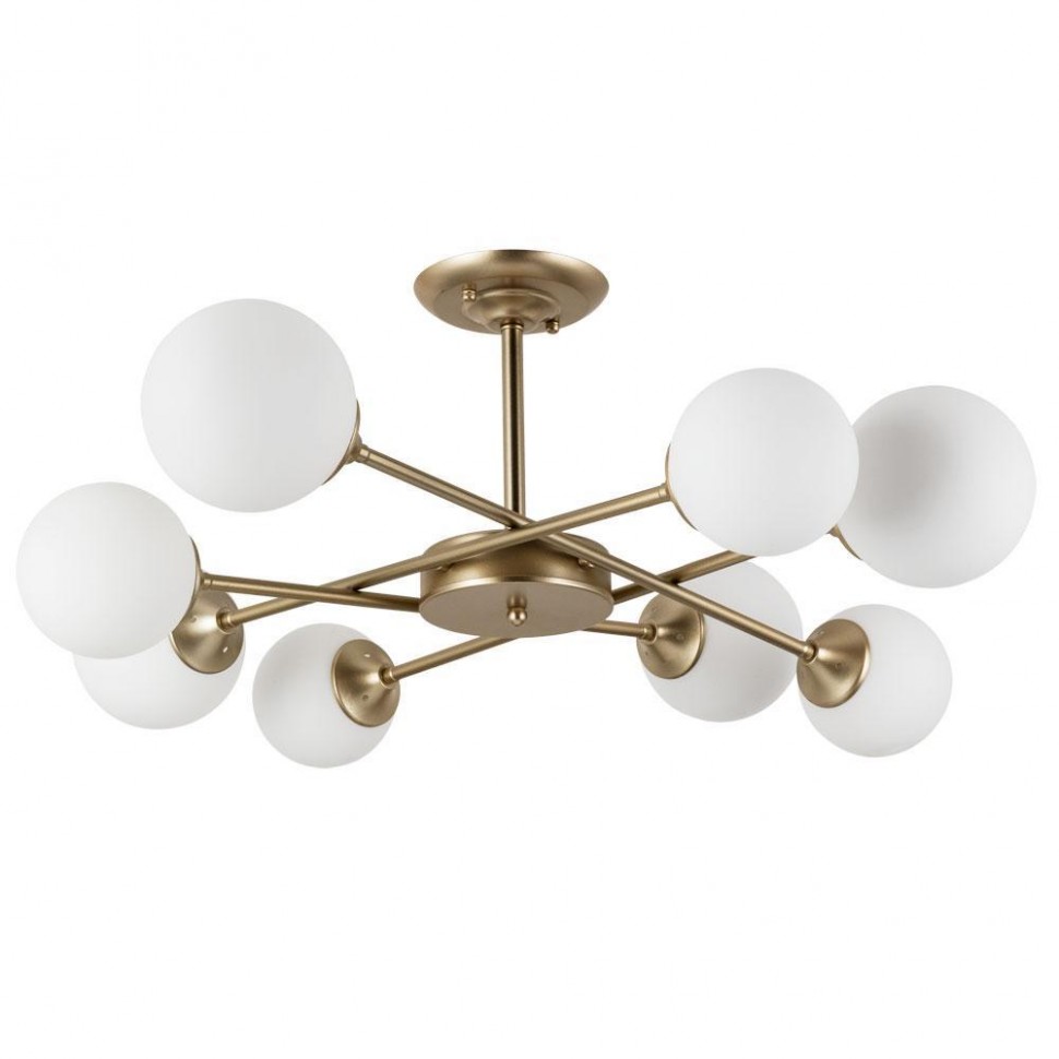Потолочная люстра Arte Lamp Marco A2703PL-8SG фото 1 &mdash; Дзинь ля-ля