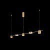 Подвесной светодиодный светильник Crystal Lux Tristan SP5 L1200 Gold фото 4 &mdash; Дзинь ля-ля