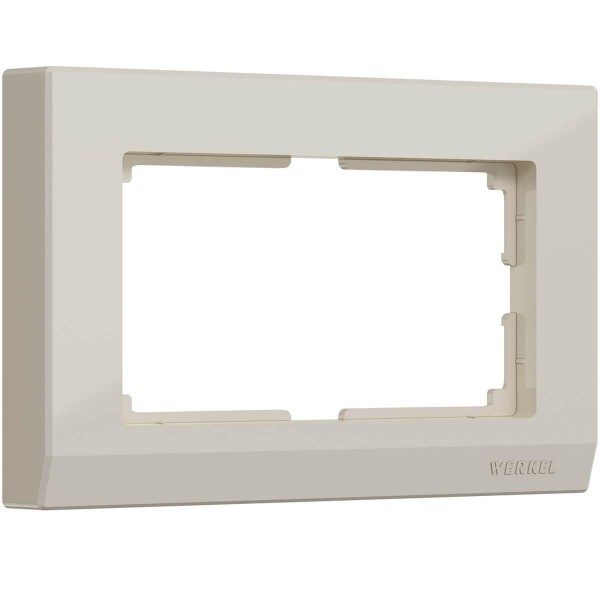 Рамка для двойной розетки Werkel Stark слоновая кость WL04-Frame-01-DBL-ivory 4690389146176 — Дзинь ля-ля