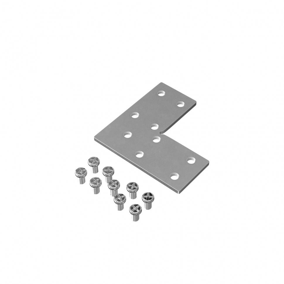 Соединитель угловой для накладного шинопровода Exility Maytoni TRA034CL-21 фото 1 — Дзинь ля-ля