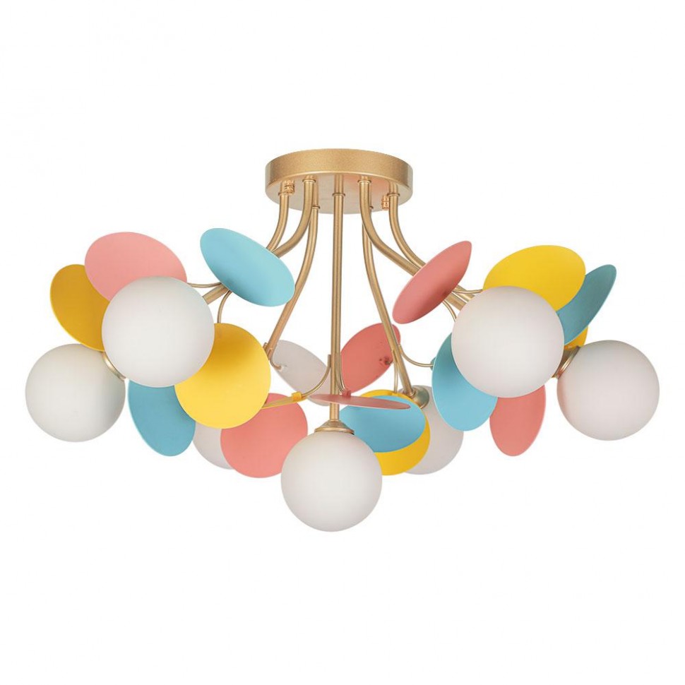 Потолочная люстра Arte Lamp PEACOCK A1369PL-7MD фото 1 &mdash; Дзинь ля-ля
