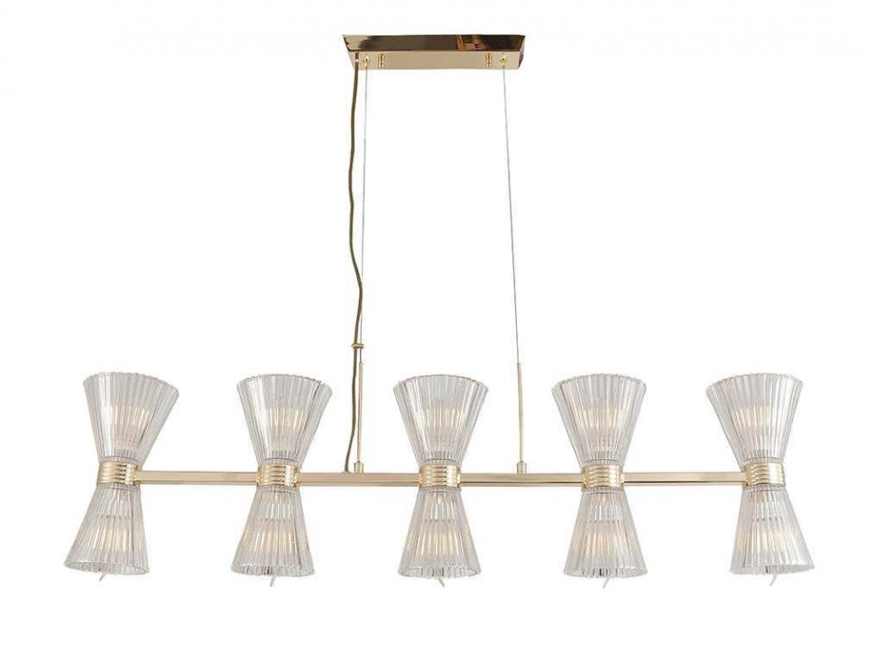 Подвесная люстра Newport Christina 3615/S gold new М0069511 фото 1 &mdash; Дзинь ля-ля