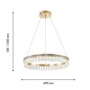 Подвесная светодиодная люстра Favourite Palatium 4207-6P фото 3 — Дзинь ля-ля