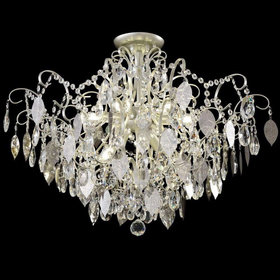 Потолочная люстра Crystal Lux Esmiralda PL9 Silver фото 1 &mdash; Дзинь ля-ля