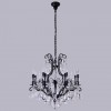 Подвесная люстра Crystal Lux Magnifico SP13 Black/Transparent фото 1 &mdash; Дзинь ля-ля
